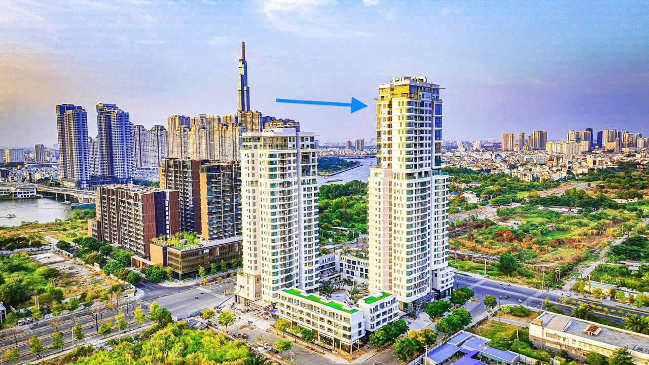 Bán duplex 4 phòng ngủ tại Thủ Thiêm Zeit River - 183.34m2 - 2 tầng view sông